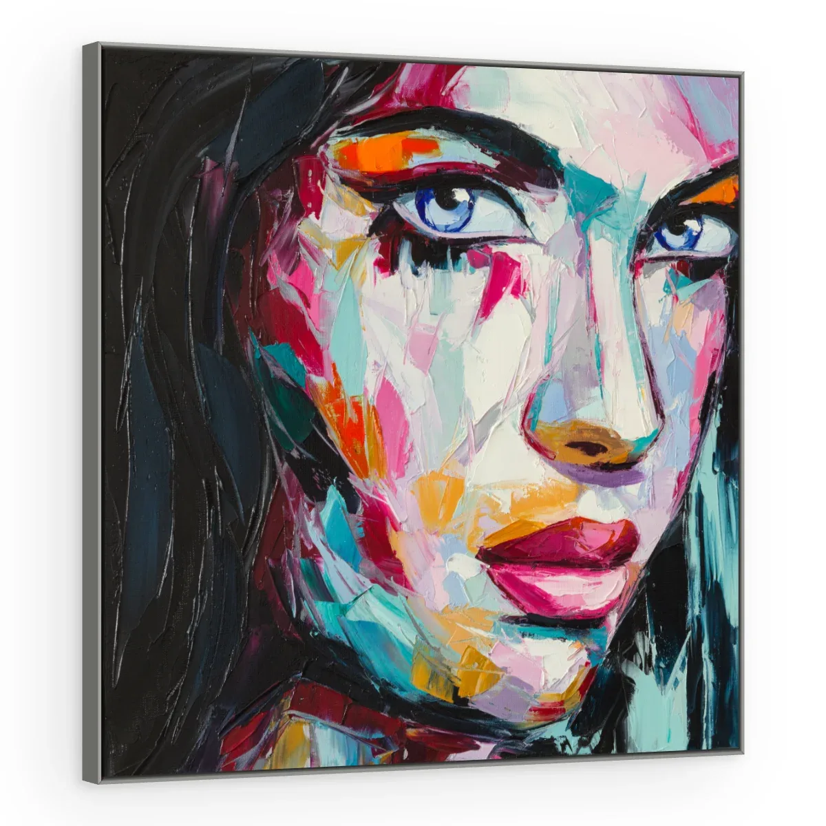 Quadro Decorativo Canvas Olhar Colorido - PE0030