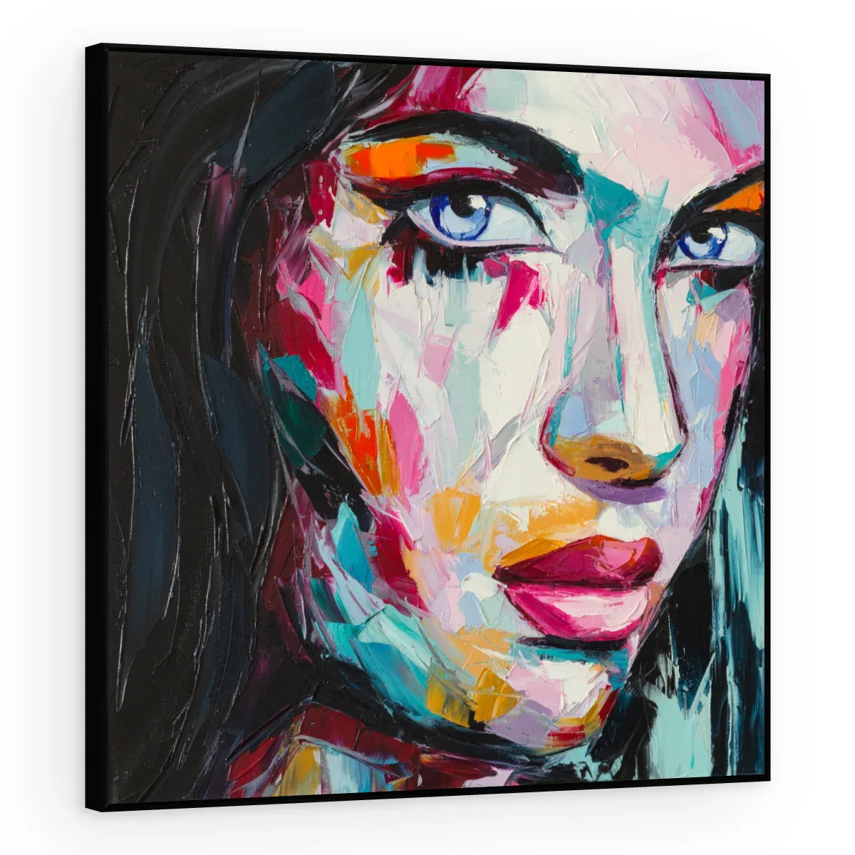 Quadro Decorativo Canvas Olhar Colorido - PE0030