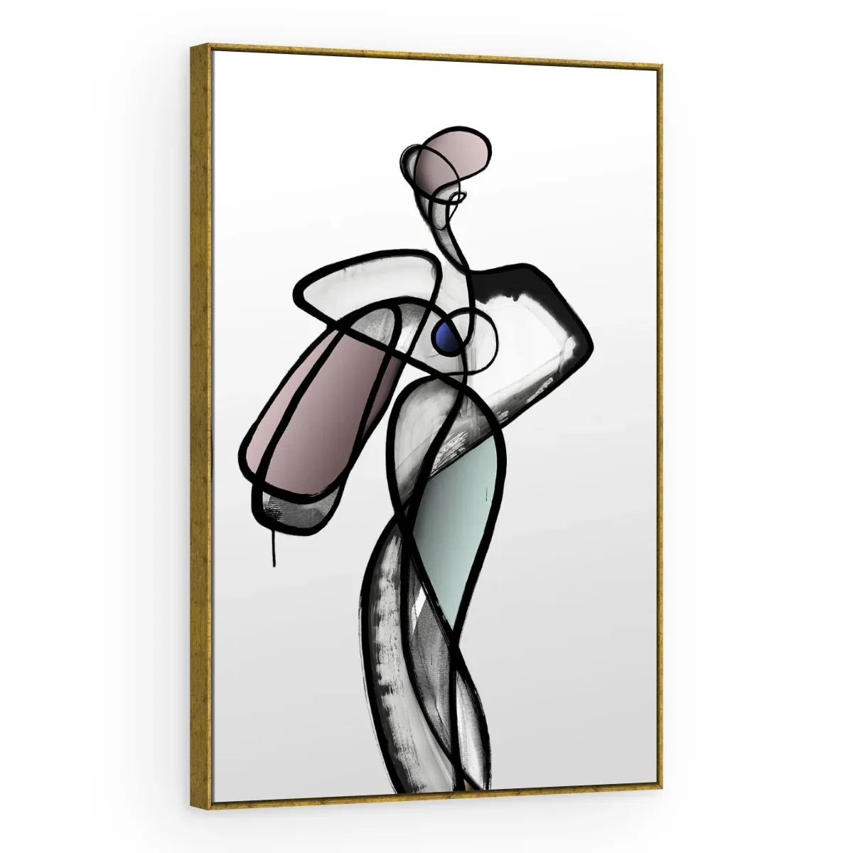 Quadro Decorativo Canvas Mulher Traço - PE0041
