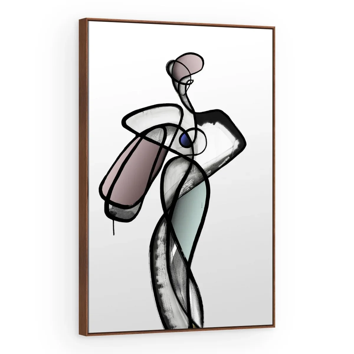 Quadro Decorativo Canvas Mulher Traço - PE0041
