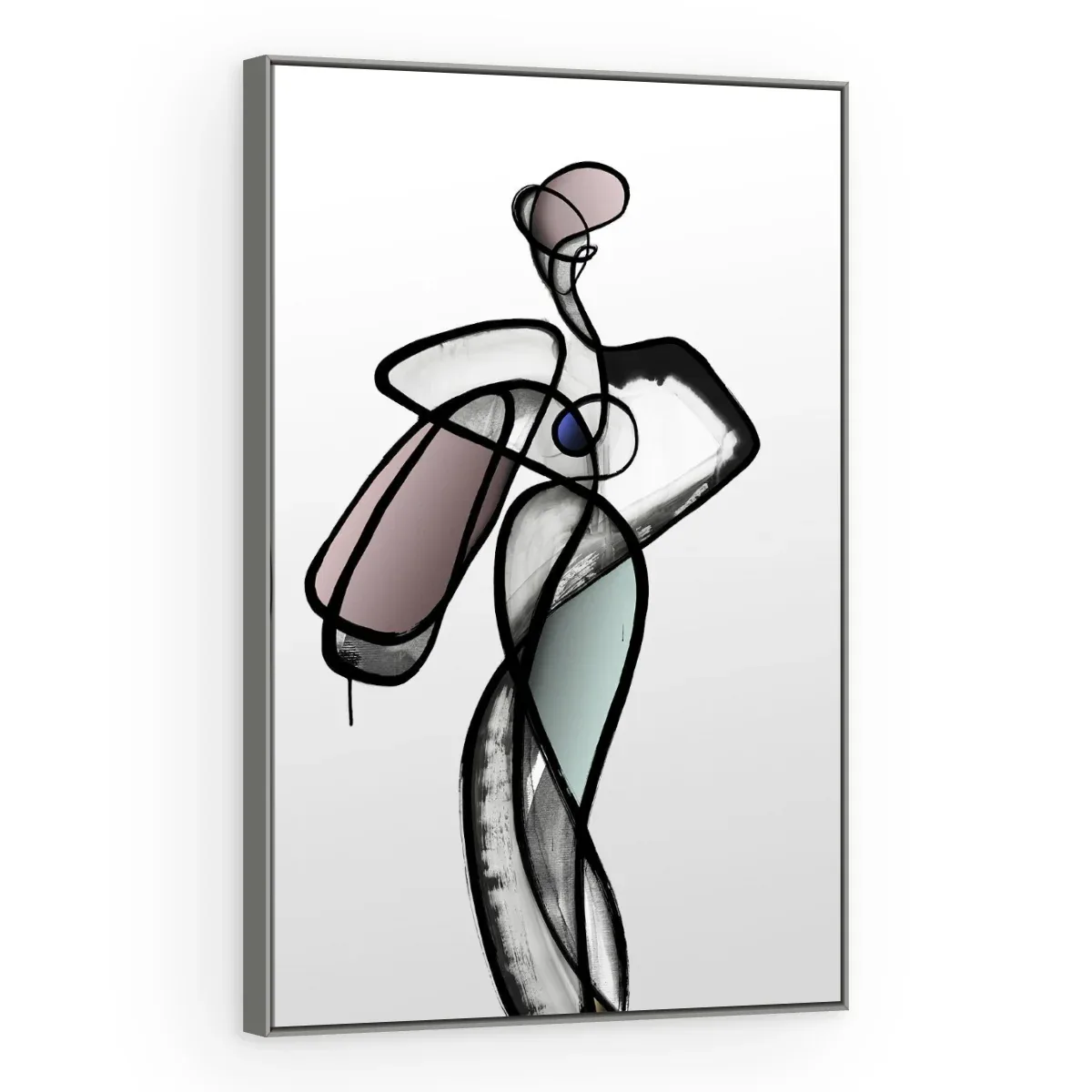 Quadro Decorativo Canvas Mulher Traço - PE0041
