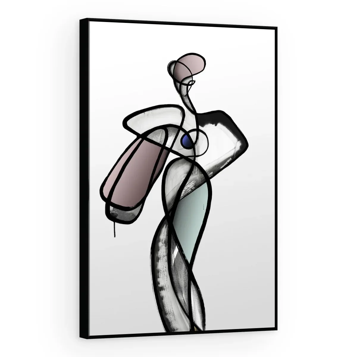 Quadro Decorativo Canvas Mulher Traço - PE0041