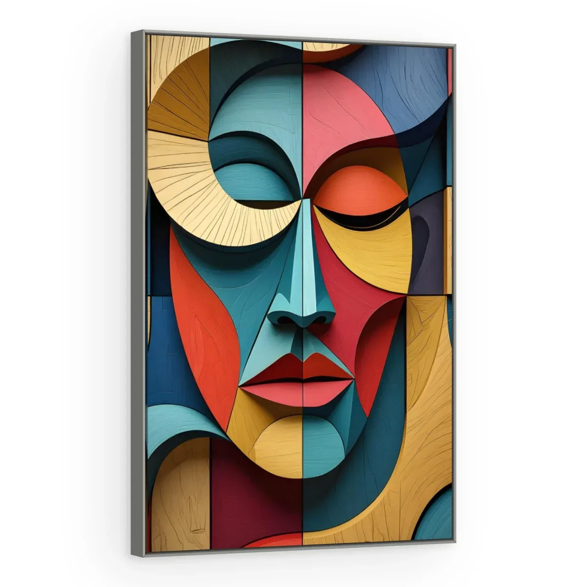 Quadro Decorativo Canvas Face Cubista - PE0045