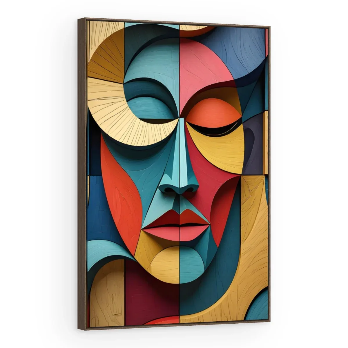 Quadro Decorativo Canvas Face Cubista - PE0045