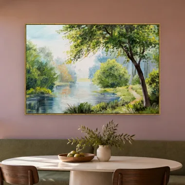 Quadro Decorativo Canvas Rio Sereno - PI0008