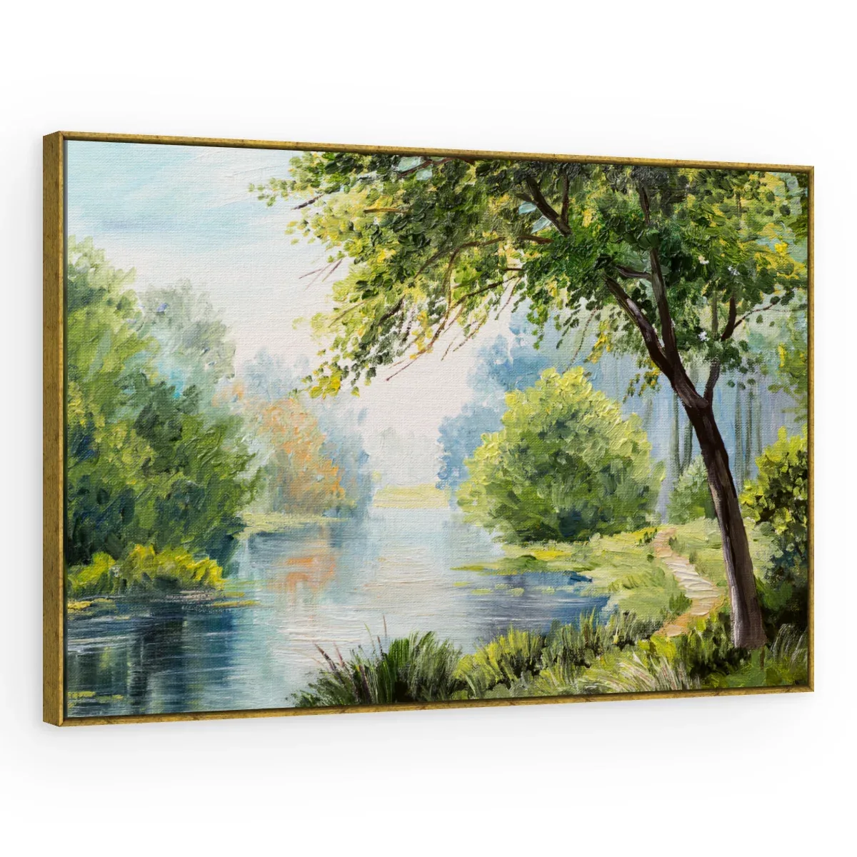 Quadro Decorativo Canvas Rio Sereno - PI0008
