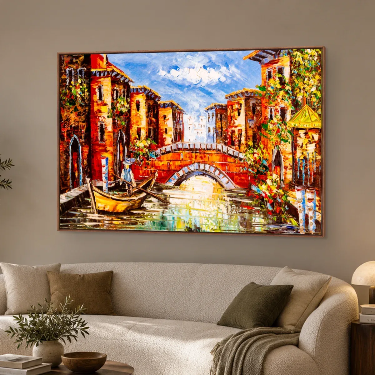 Quadro Decorativo Canvas Veneza Vibrante - PI0011