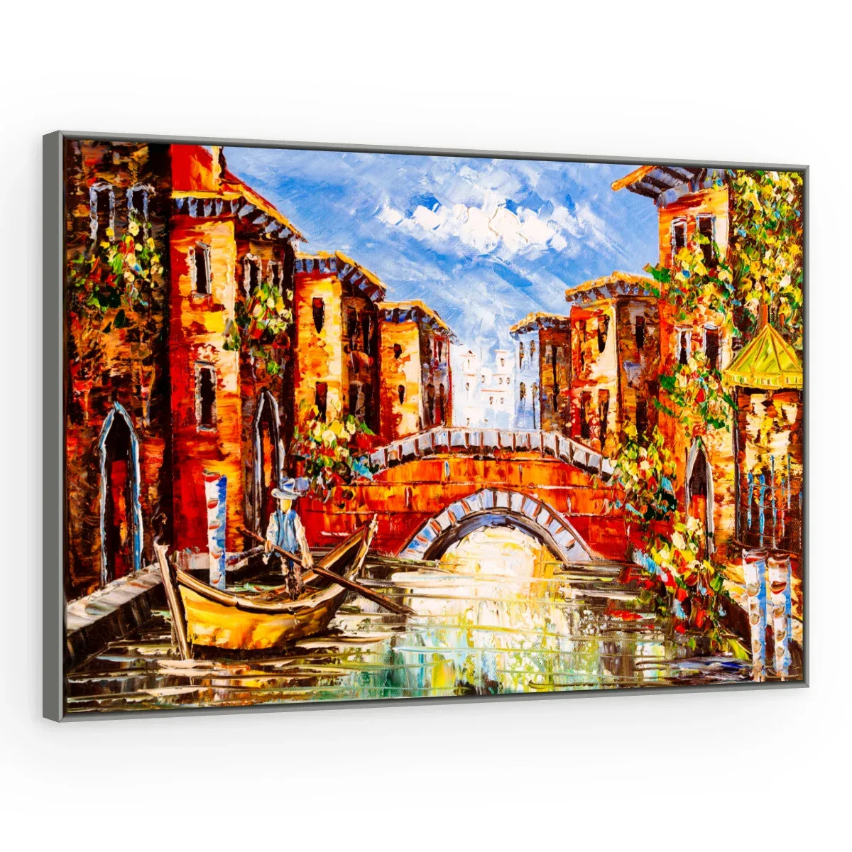 Quadro Decorativo Canvas Veneza Vibrante - PI0011