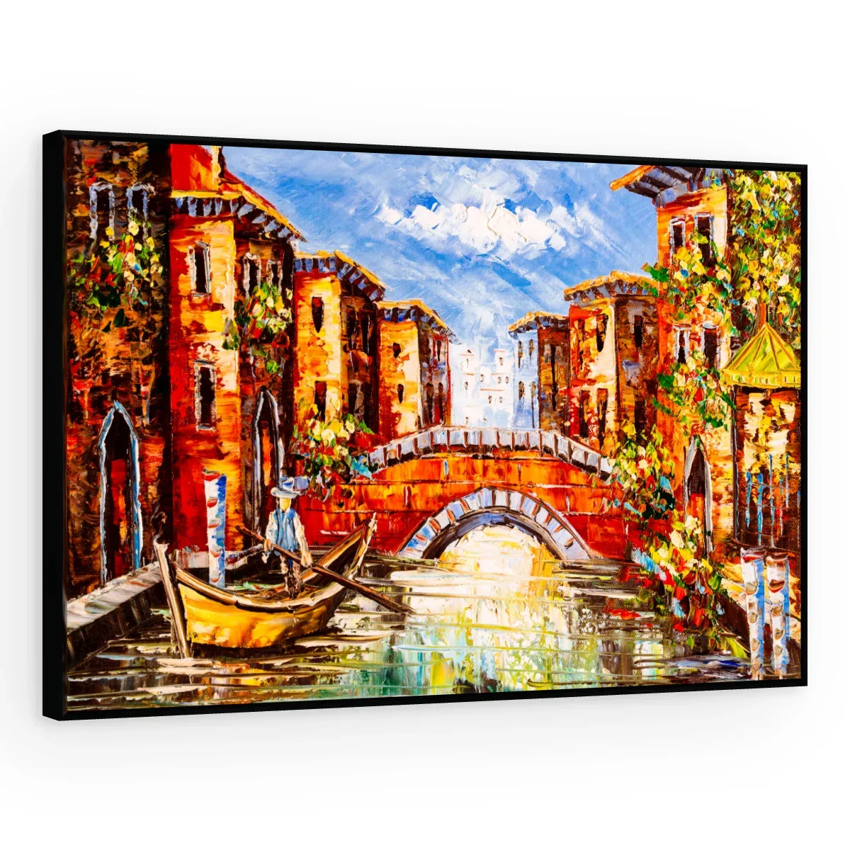 Quadro Decorativo Canvas Veneza Vibrante - PI0011