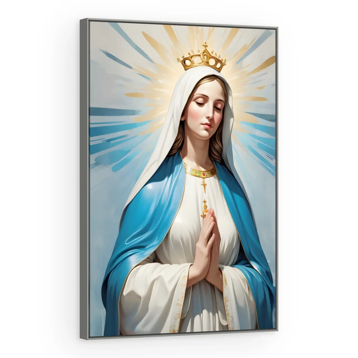 Quadro Decorativo Canvas Virgem Rainha - RE0006