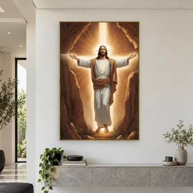 Quadro Decorativo Canvas Cristo Ressuscitado - RE0007
