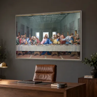 Quadro Decorativo Canvas Última Ceia - RE0010