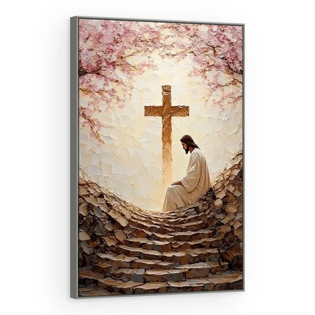 Quadro Decorativo Canvas Cruz Florida - RE0011