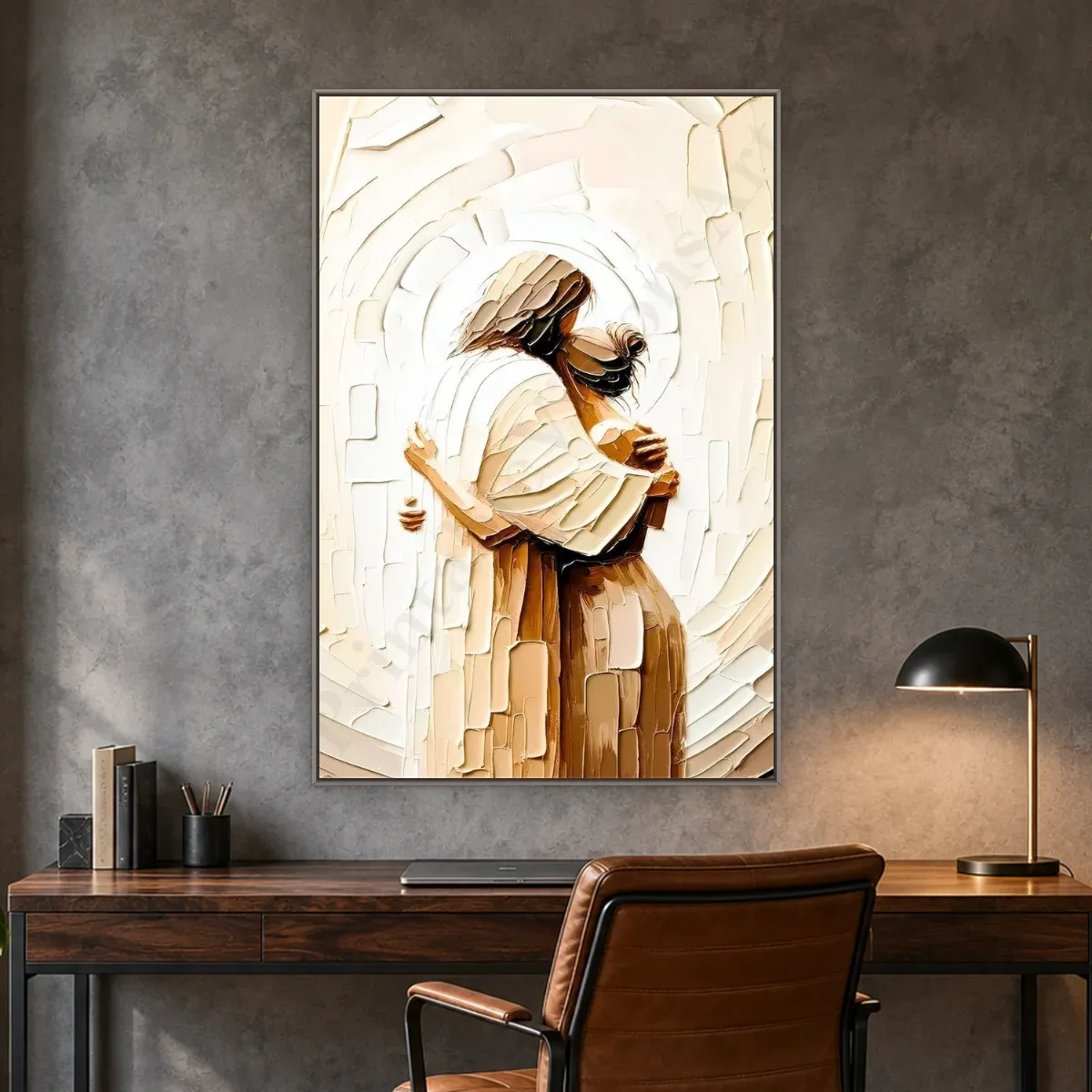 Quadro Decorativo Canvas Abraço Divino - RE0014