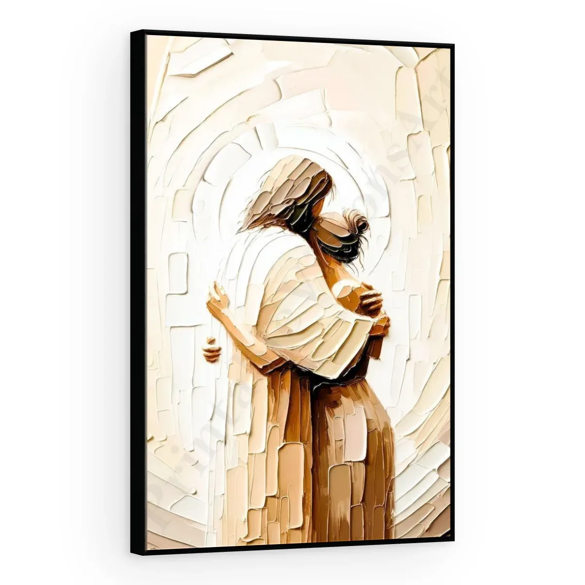Quadro Decorativo Canvas Abraço Divino - RE0014