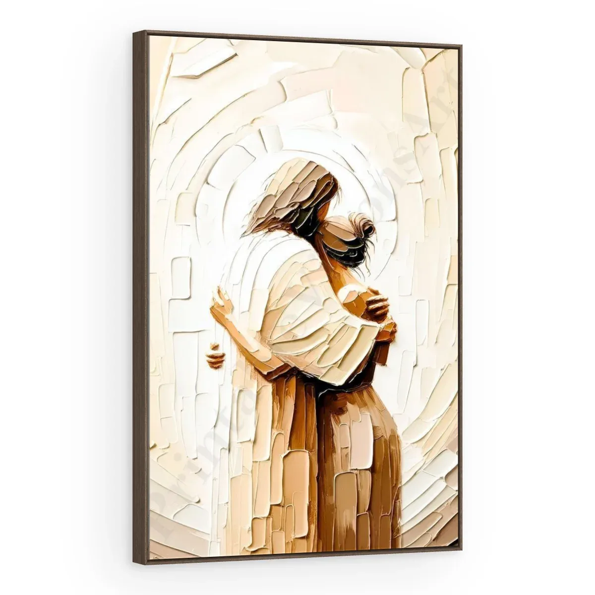 Quadro Decorativo Canvas Abraço Divino - RE0014