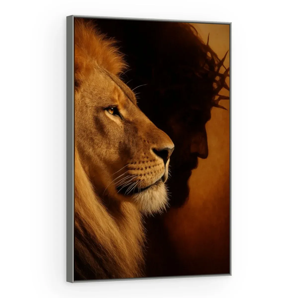 Quadro Decorativo Canvas Leão Judá - RE0016