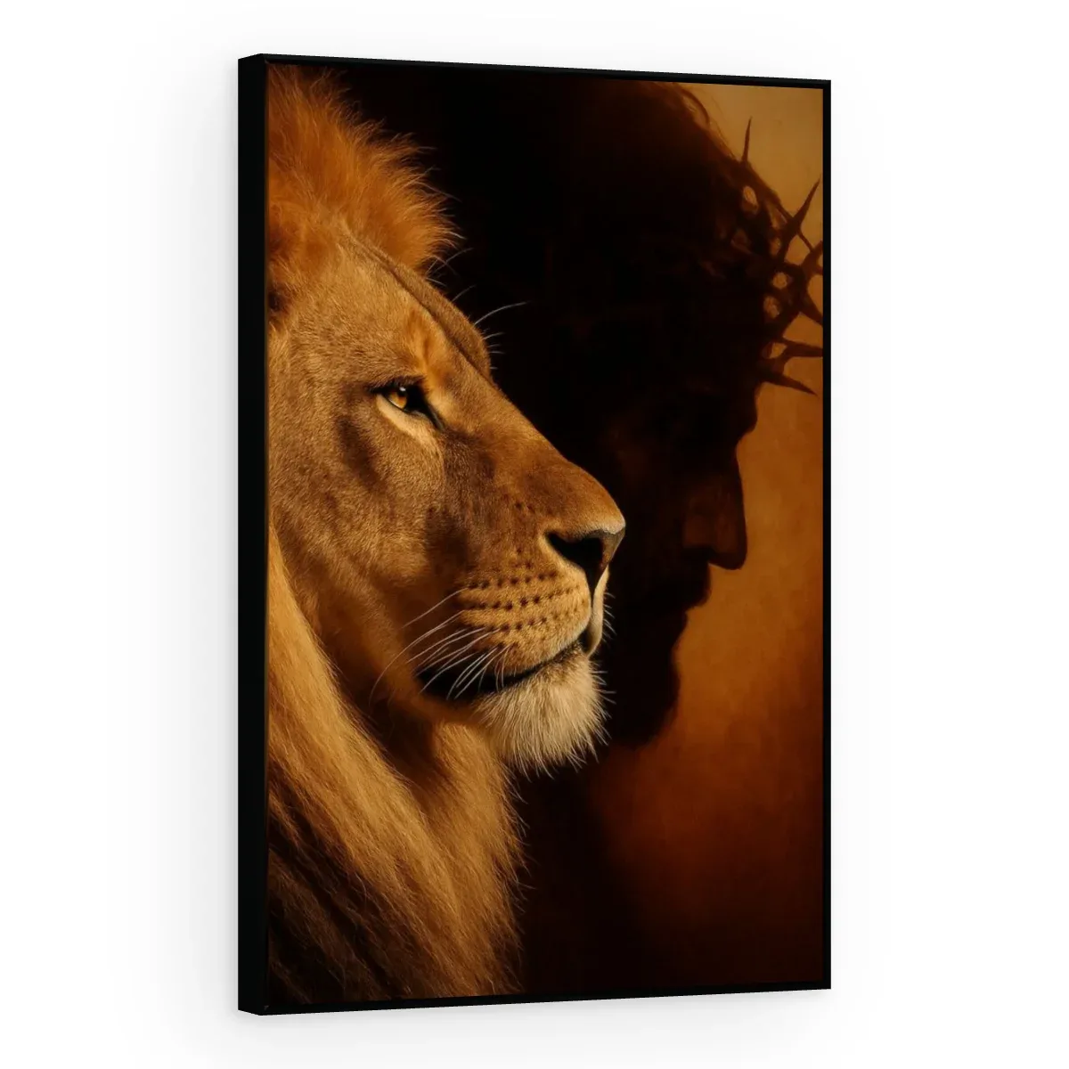Quadro Decorativo Canvas Leão Judá - RE0016