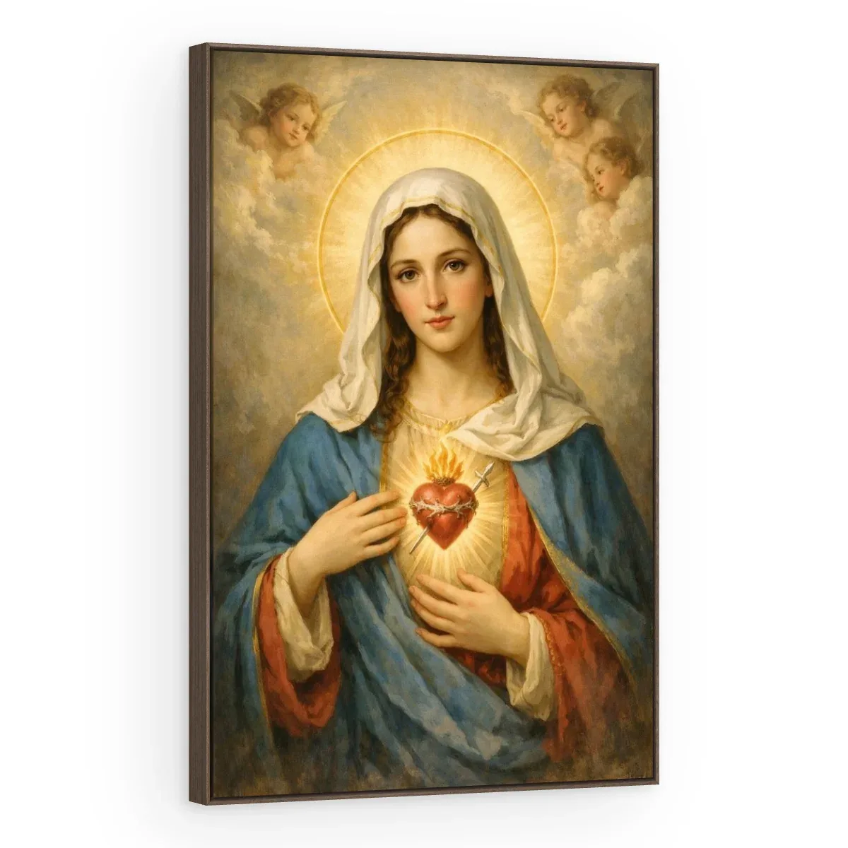 Quadro Decorativo Canvas Imaculado Coração - RE0019