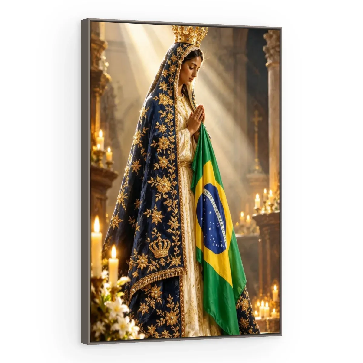 Quadro Decorativo Canvas Aparecida Padroeira - RE0021
