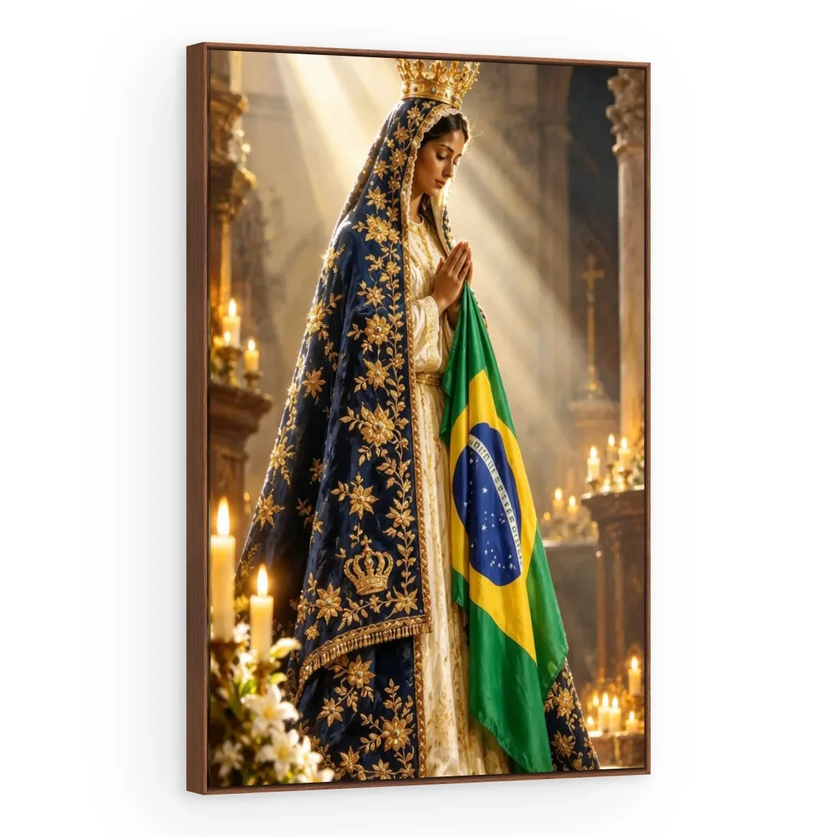 Quadro Decorativo Canvas Aparecida Padroeira - RE0021