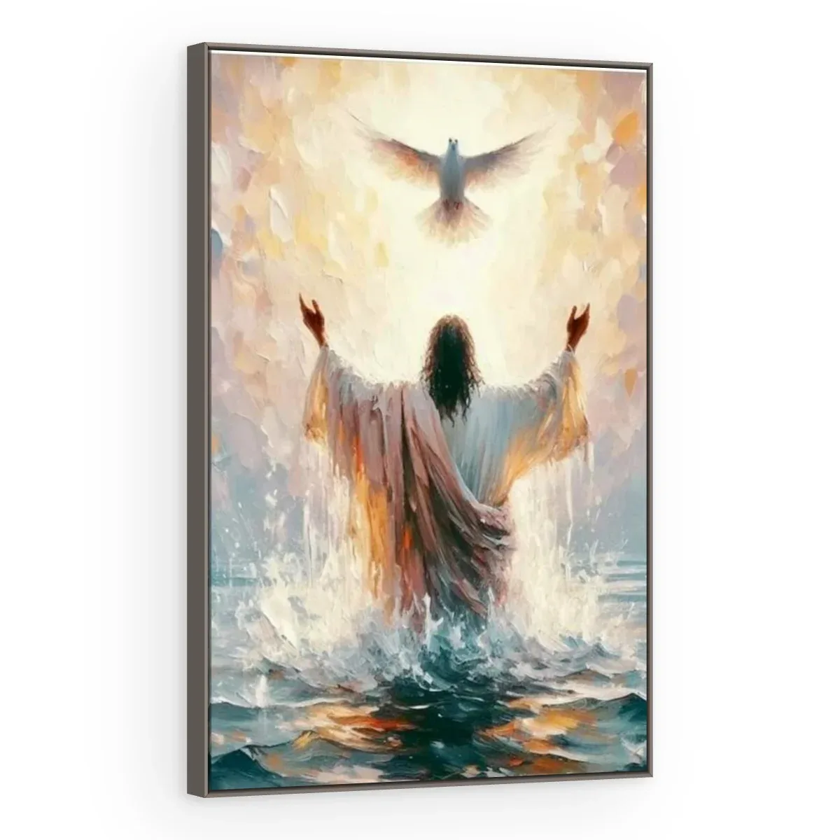 Quadro Decorativo Canvas Batismo Sagrado - RE0022