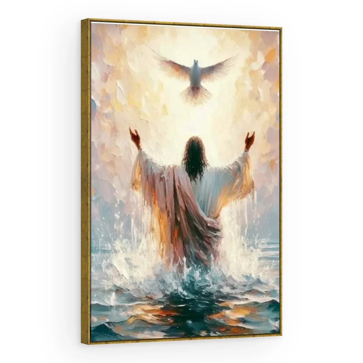 Quadro Decorativo Canvas Batismo Sagrado - RE0022