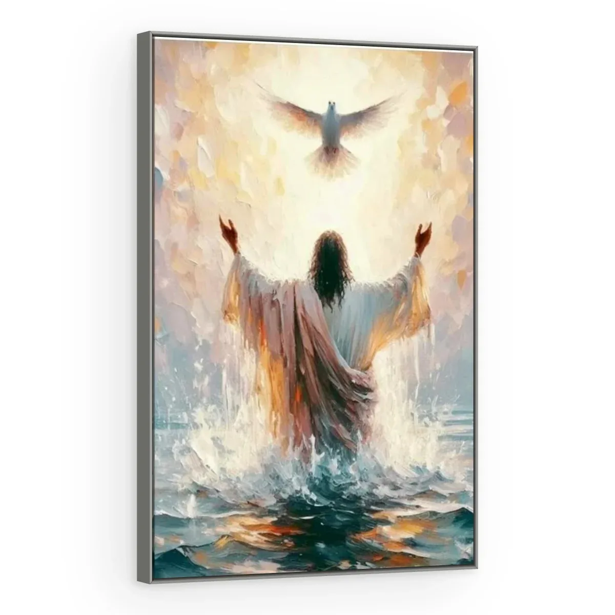 Quadro Decorativo Canvas Batismo Sagrado - RE0022