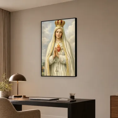 Quadro Decorativo Canvas Fátima Rosário - RE0024