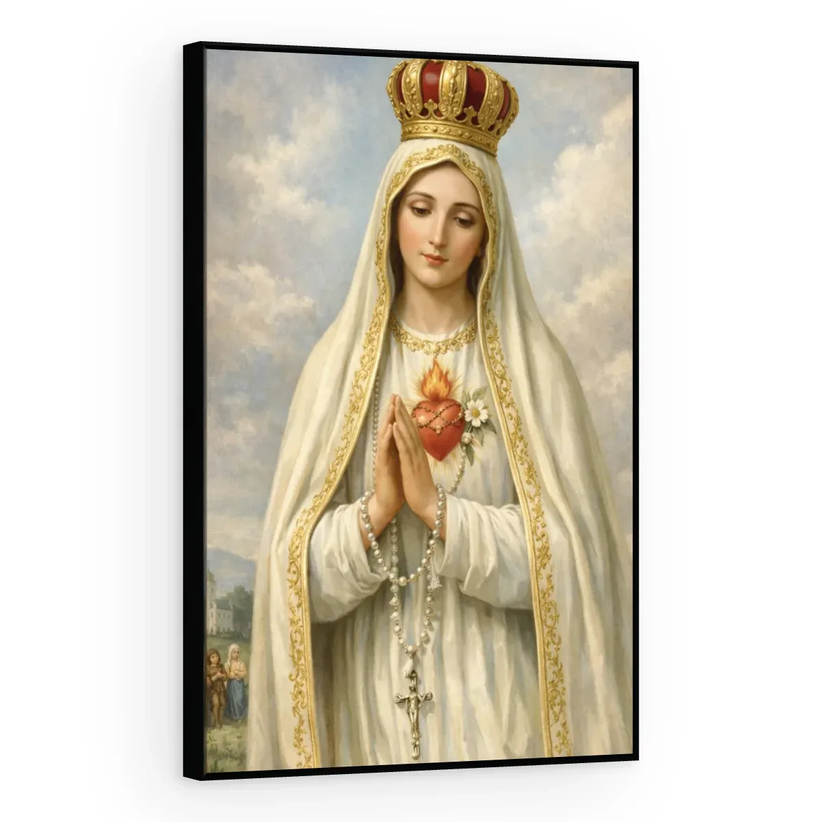 Quadro Decorativo Canvas Fátima Rosário - RE0024