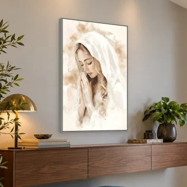 Quadro Decorativo Canvas Virgem Orante - RE0026