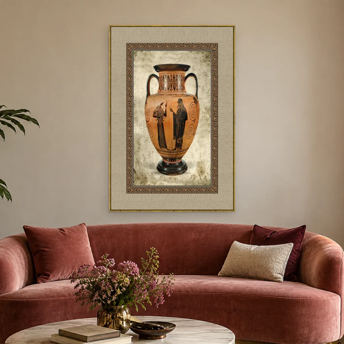 Quadro Decorativo Canvas Ânfora Clássica - VA0003
