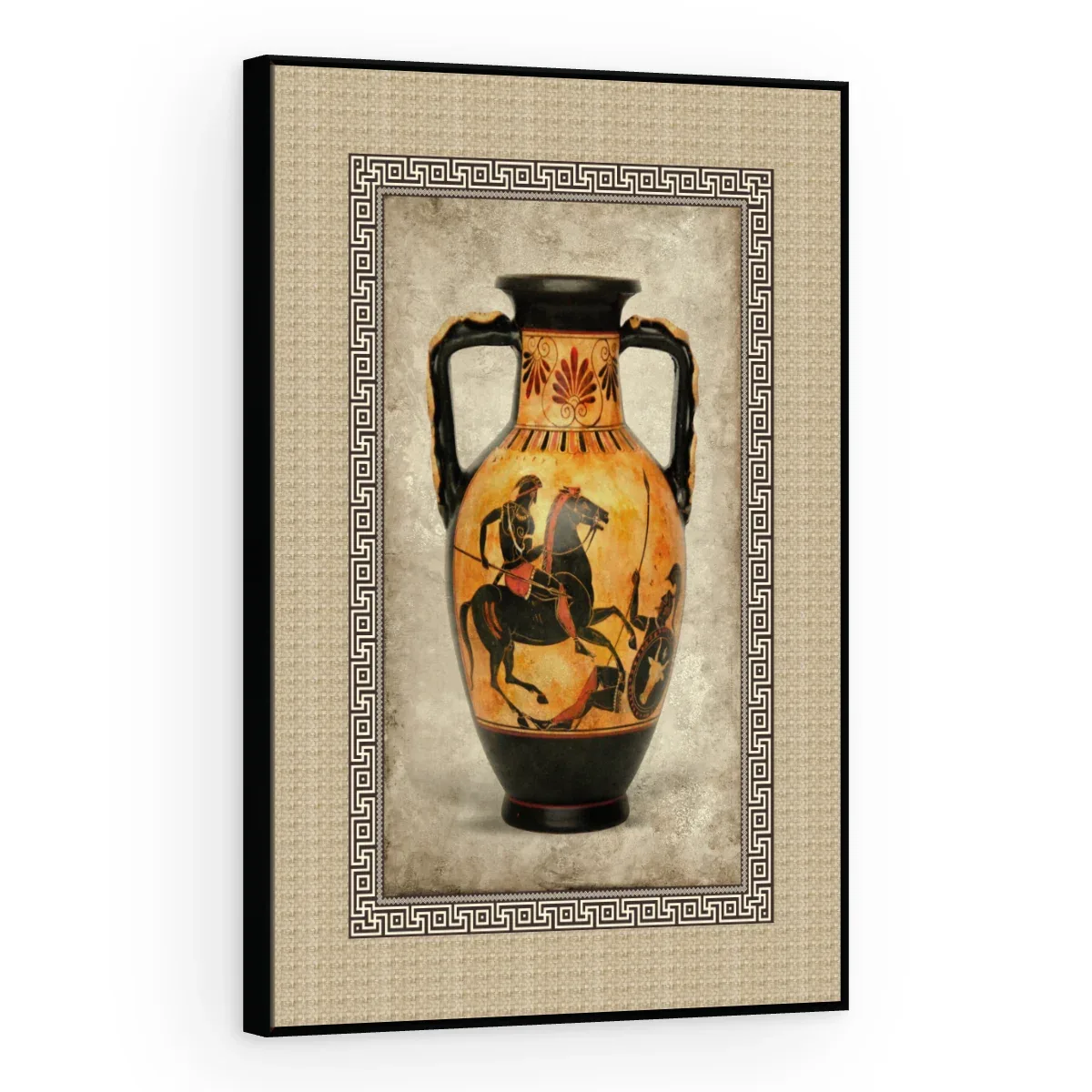 Quadro Decorativo Canvas Ânfora Cavaleiro - VA0006