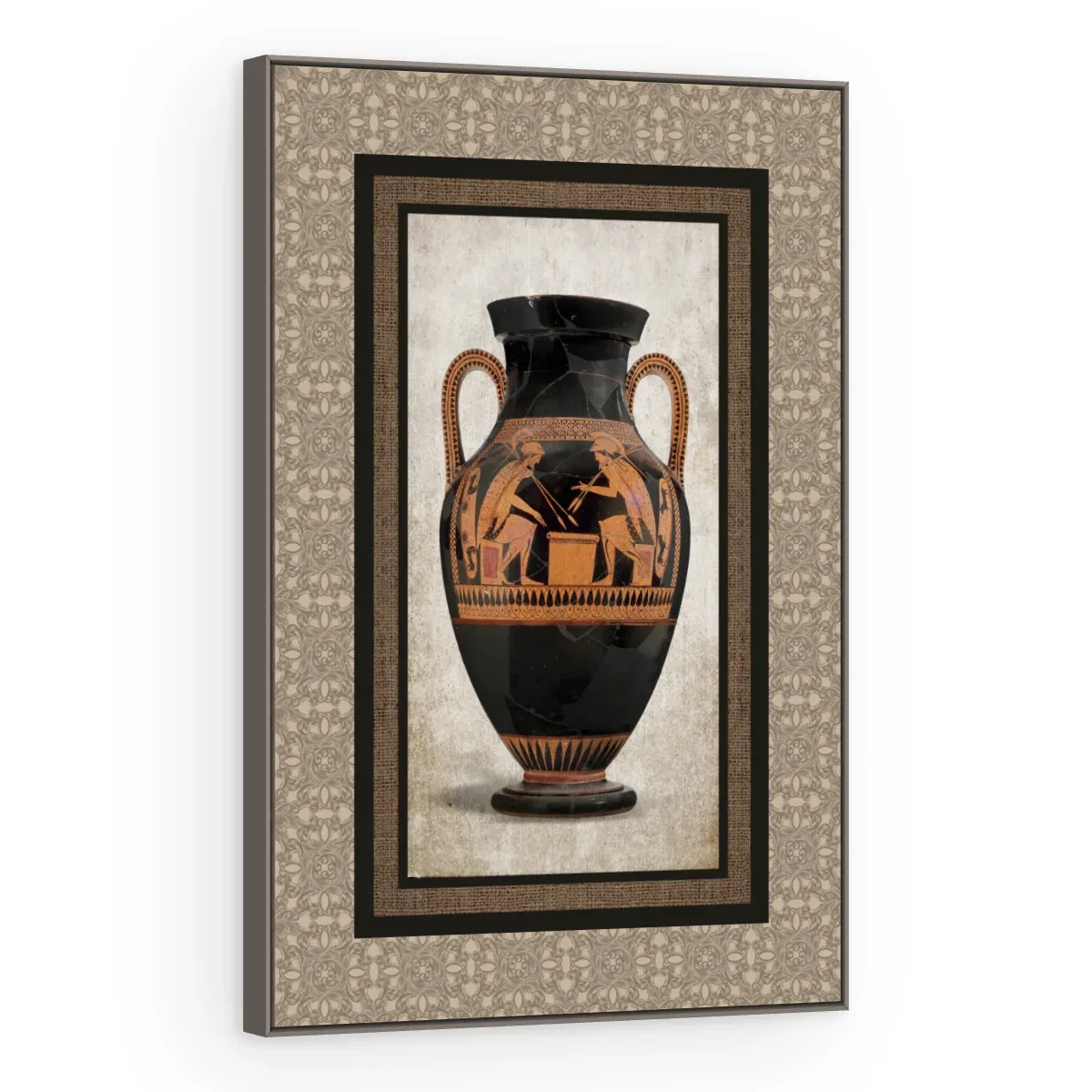 Quadro Decorativo Canvas Ânfora Negra - VA0007