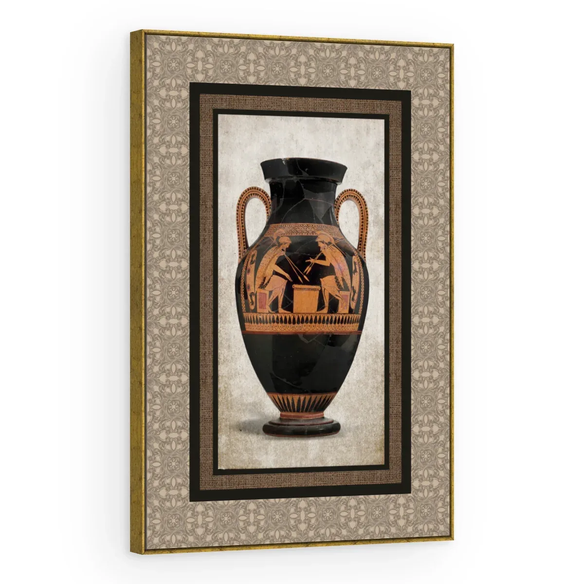 Quadro Decorativo Canvas Ânfora Negra - VA0007