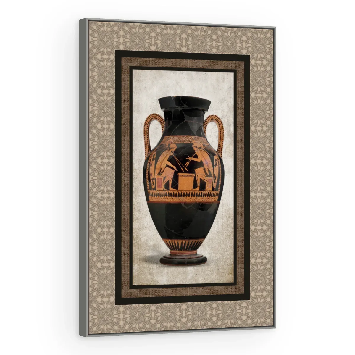 Quadro Decorativo Canvas Ânfora Negra - VA0007