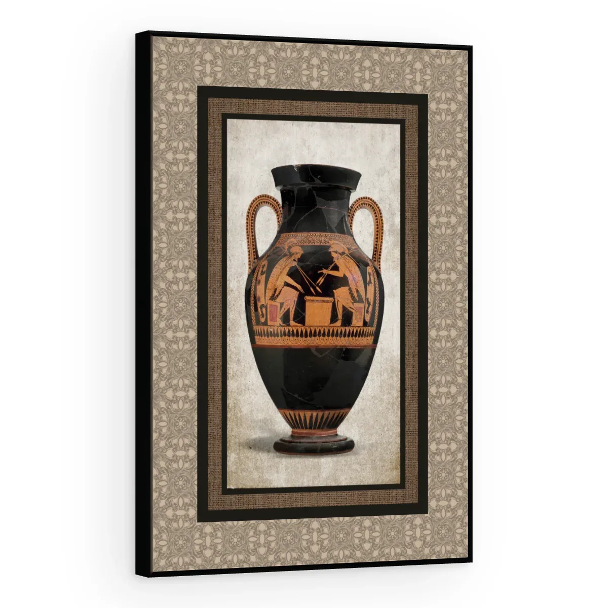 Quadro Decorativo Canvas Ânfora Negra - VA0007