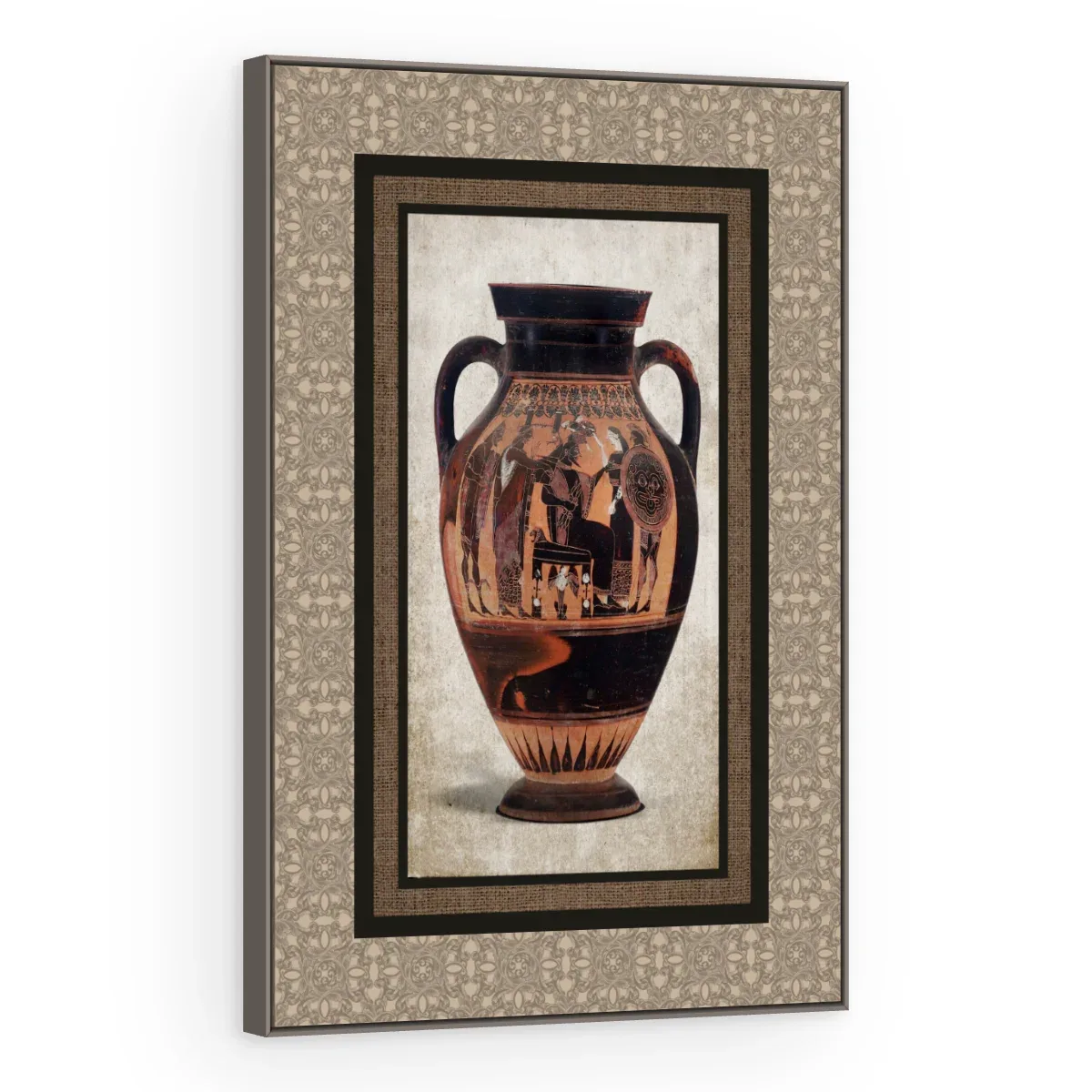 Quadro Decorativo Canvas Ânfora Ateniense - VA0008