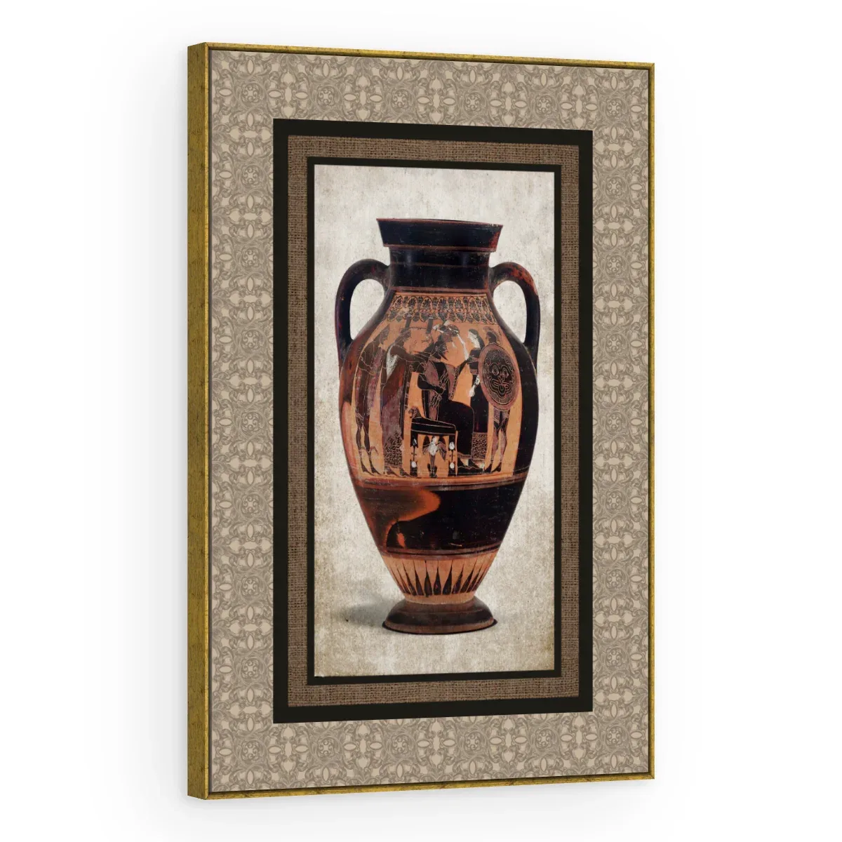 Quadro Decorativo Canvas Ânfora Ateniense - VA0008