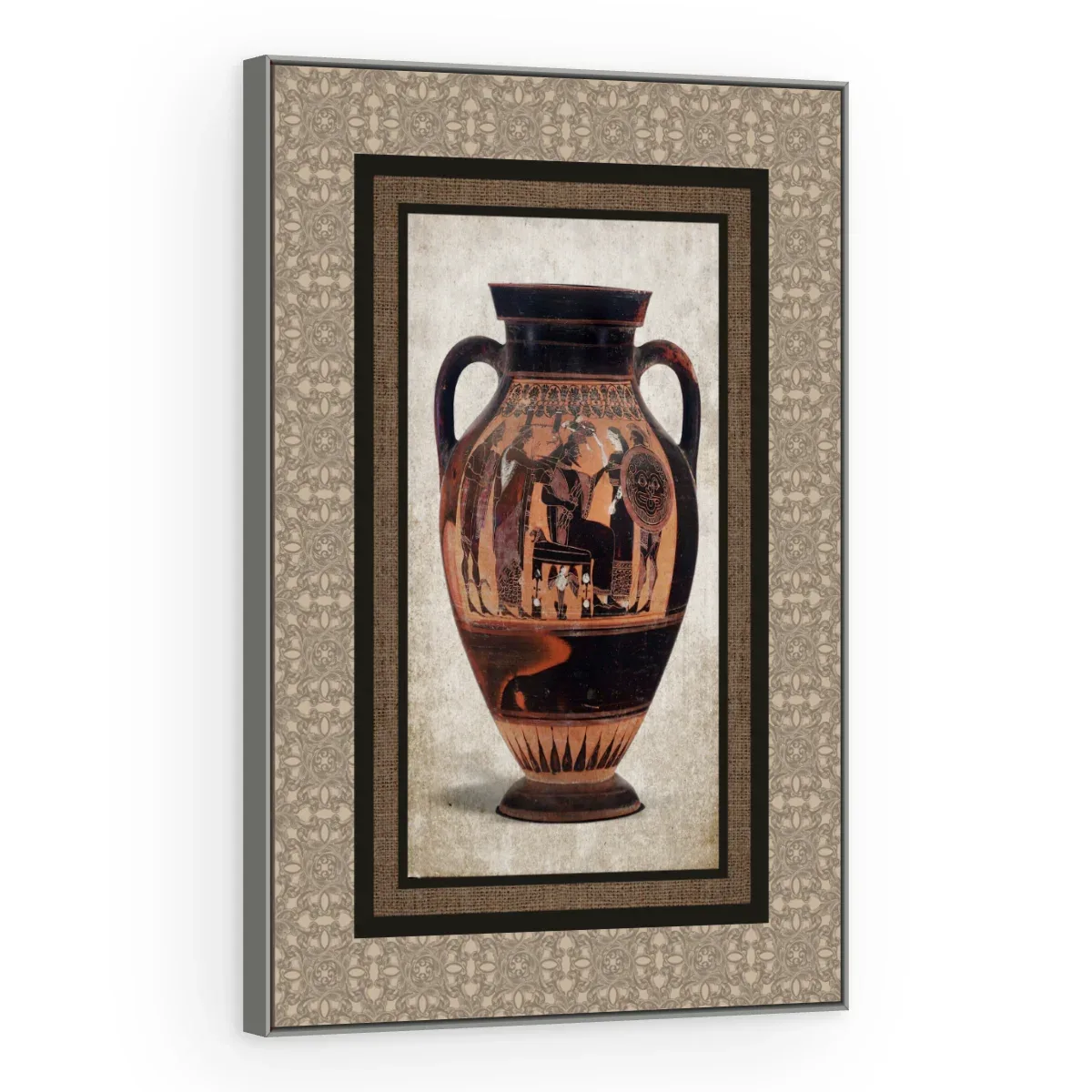 Quadro Decorativo Canvas Ânfora Ateniense - VA0008