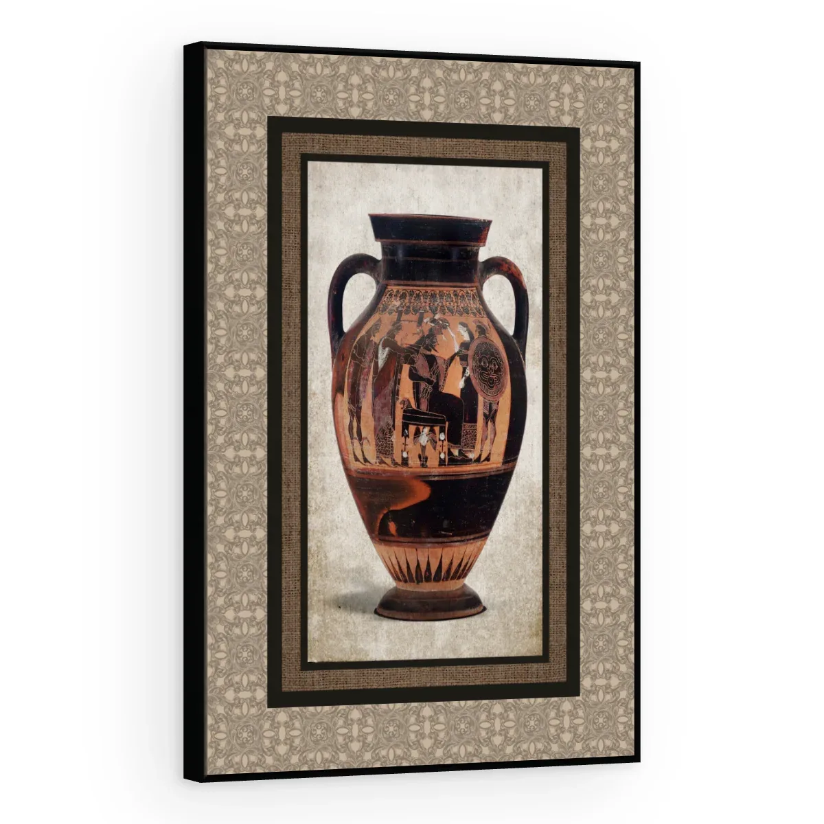 Quadro Decorativo Canvas Ânfora Ateniense - VA0008