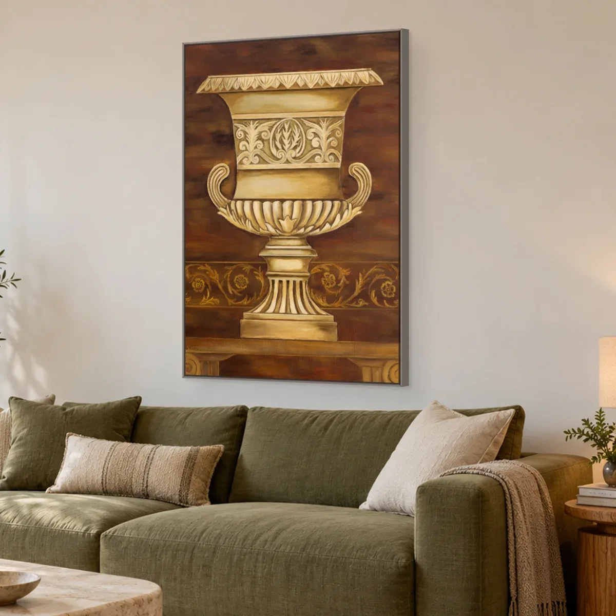 Quadro Decorativo Canvas Urna Clássica - VA0009